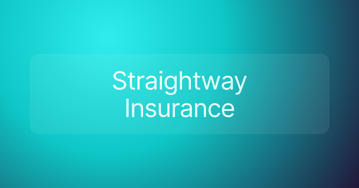 Straightway Insurance