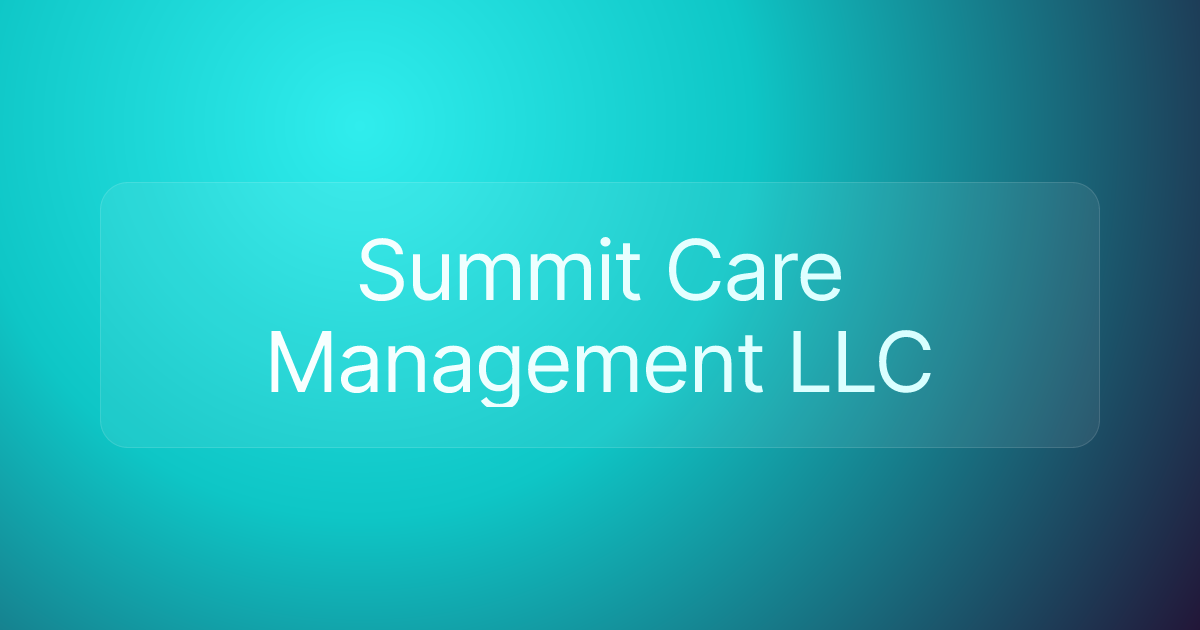 Summit Care Management LLC