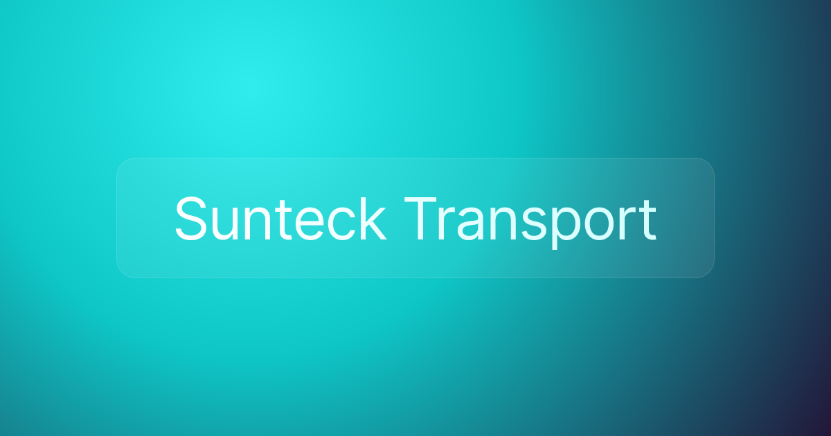 Sunteck Transport