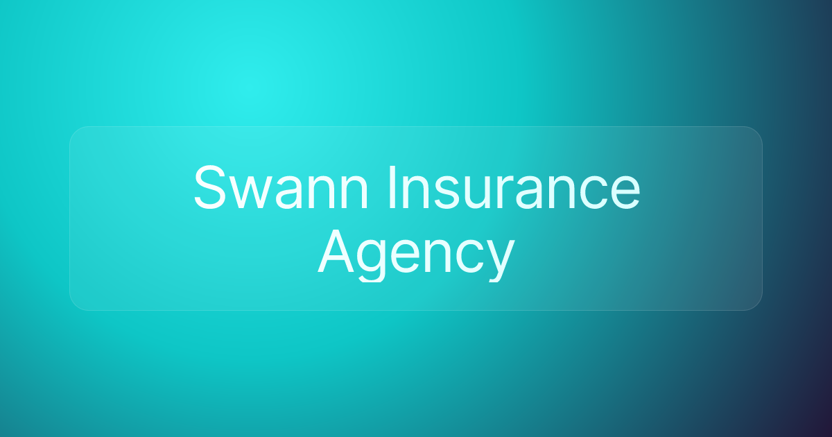 Swann Insurance Agency