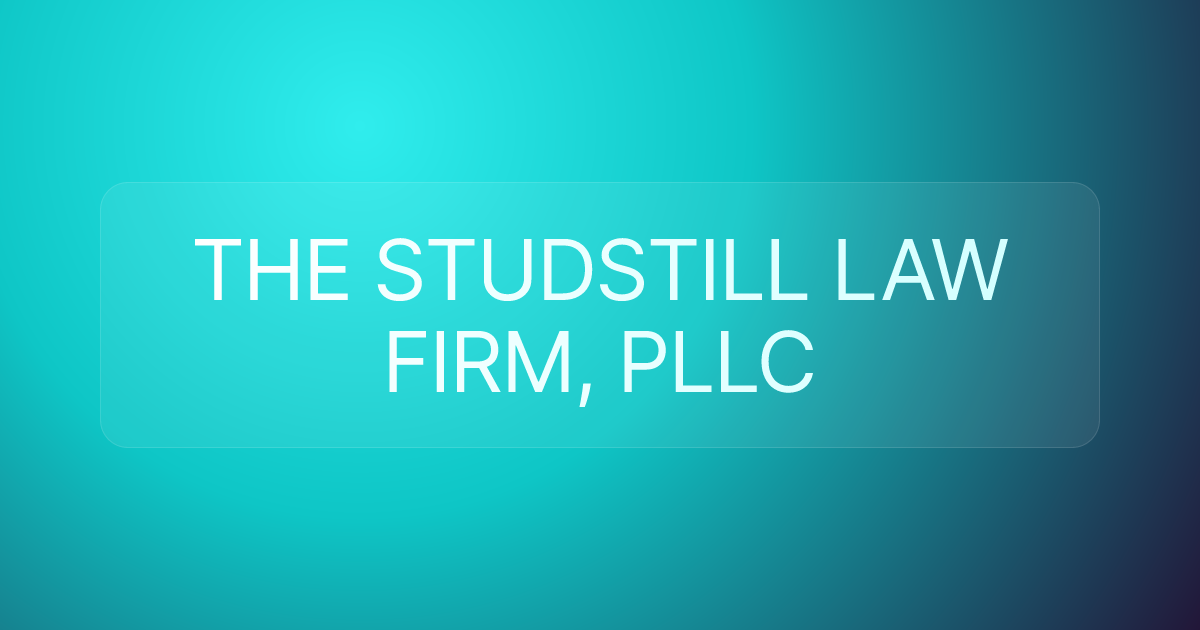 THE STUDSTILL LAW FIRM, PLLC
