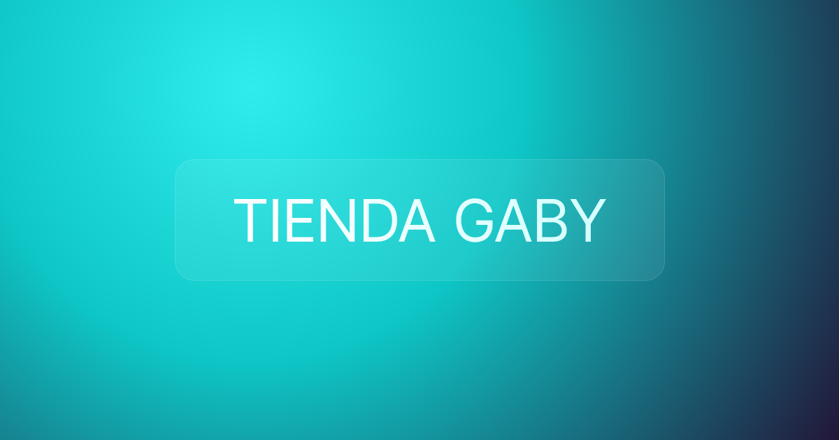 TIENDA GABY