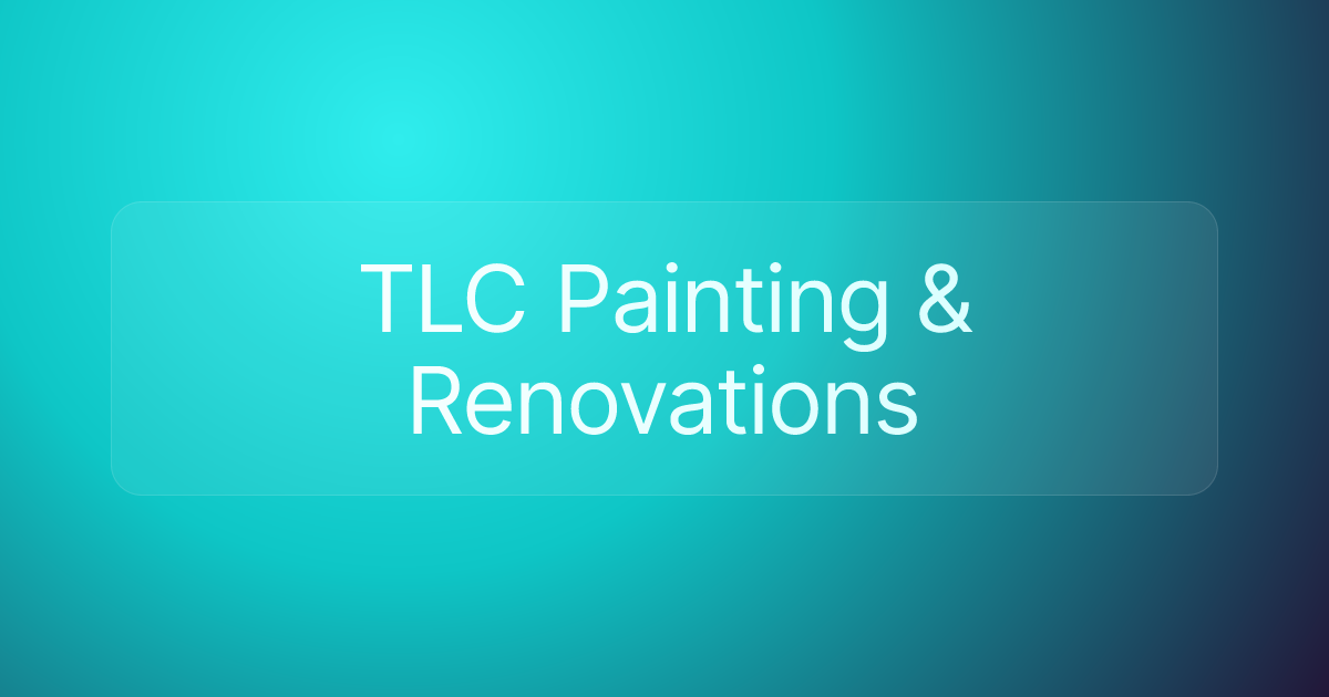 TLC Painting & Renovations