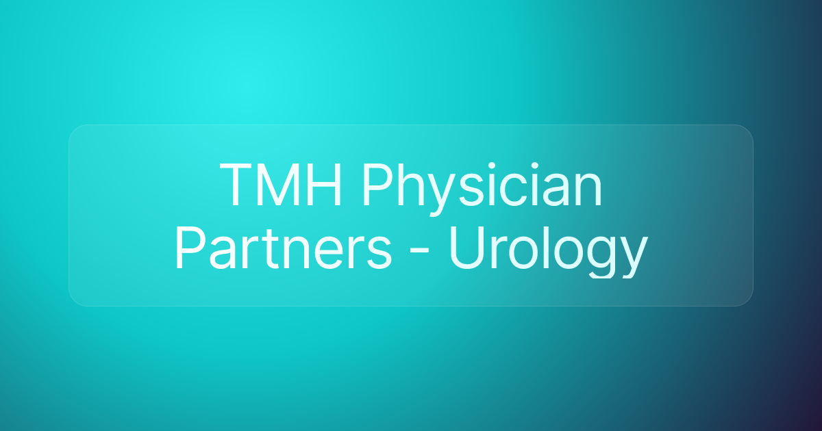 TMH Physician Partners - Urology