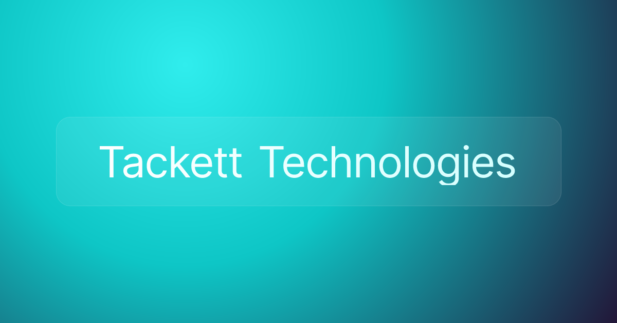 Tackett Technologies