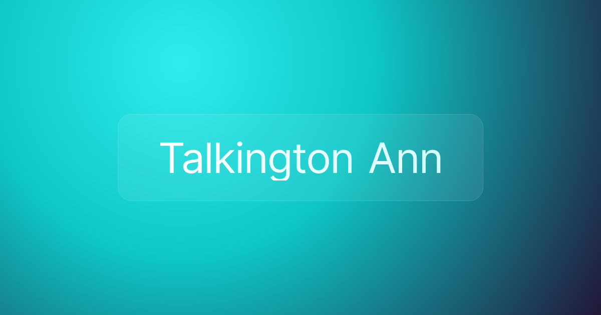 Talkington Ann