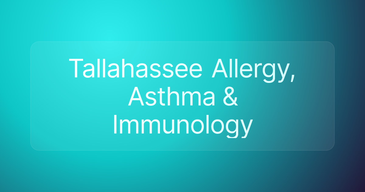 Tallahassee Allergy, Asthma & Immunology