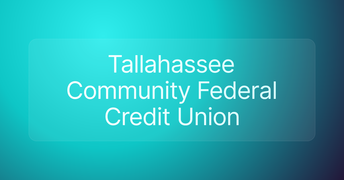 Tallahassee Community Federal Credit Union