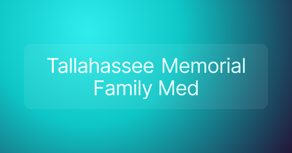Tallahassee Memorial Family Med