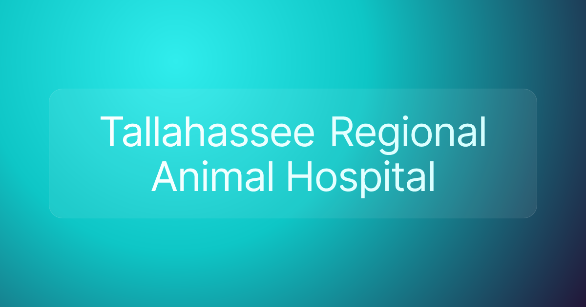 Tallahassee Regional Animal Hospital