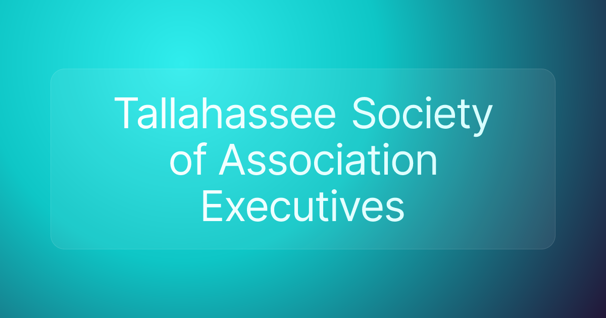Tallahassee Society of Association Executives