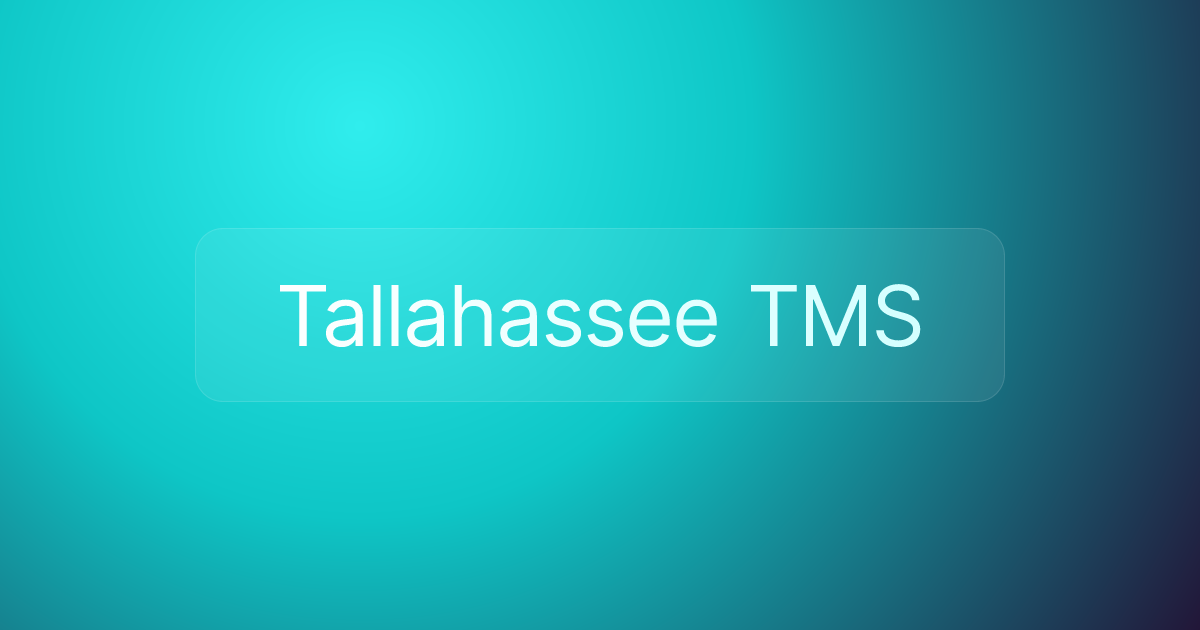 Tallahassee TMS