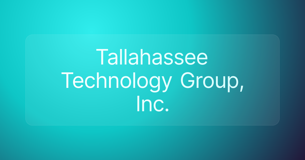 Tallahassee Technology Group, Inc.
