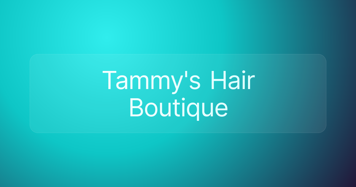 Tammy's Hair Boutique