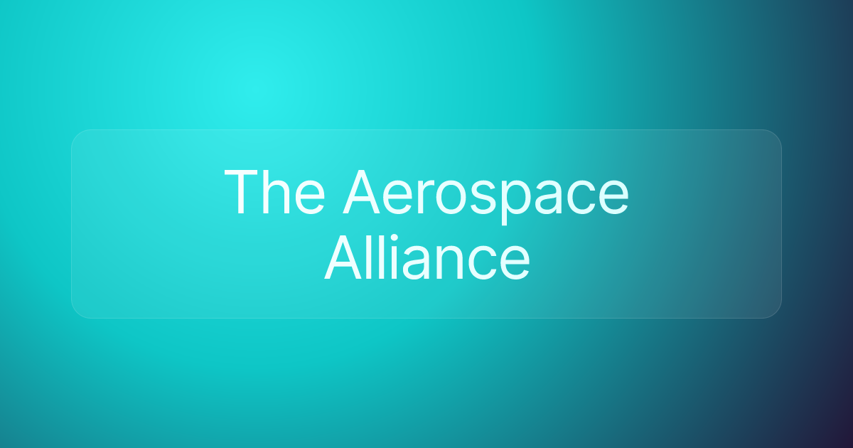 The Aerospace Alliance