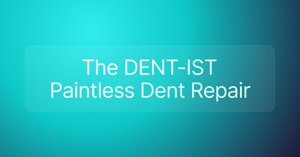 The DENT-IST Paintless Dent Repair