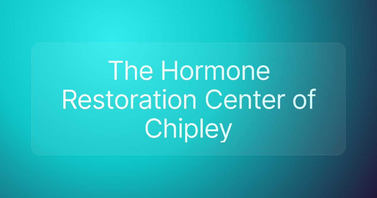 The Hormone Restoration Center of Chipley