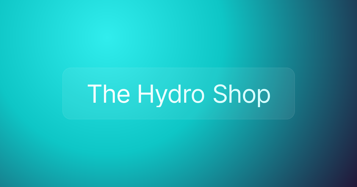 The Hydro Shop