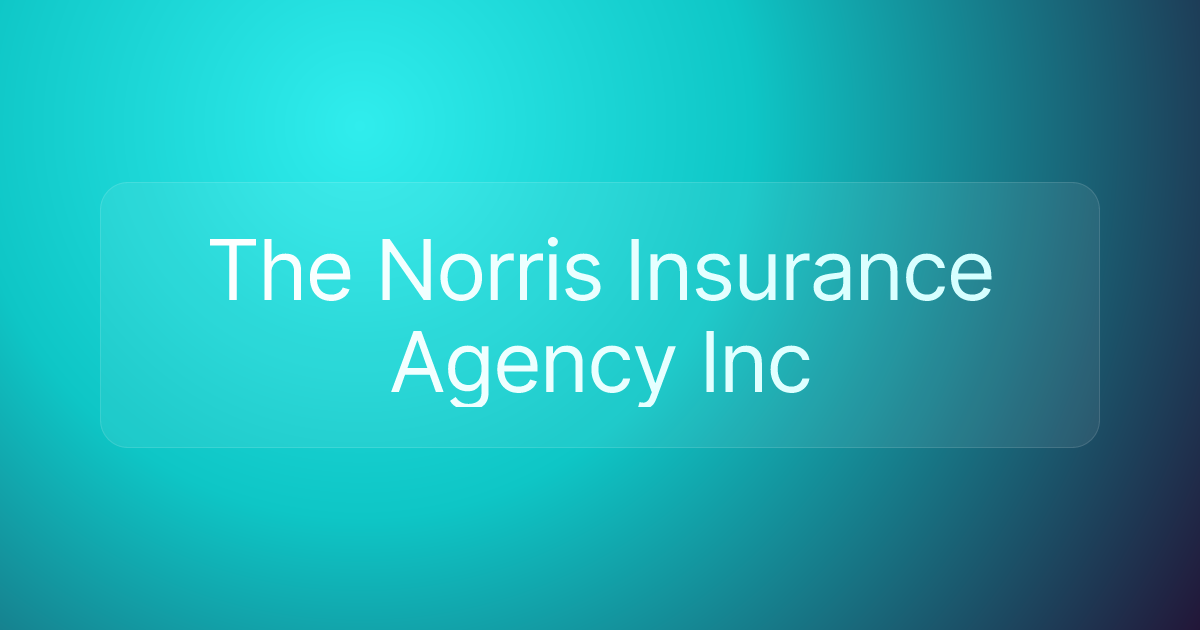 The Norris Insurance Agency Inc
