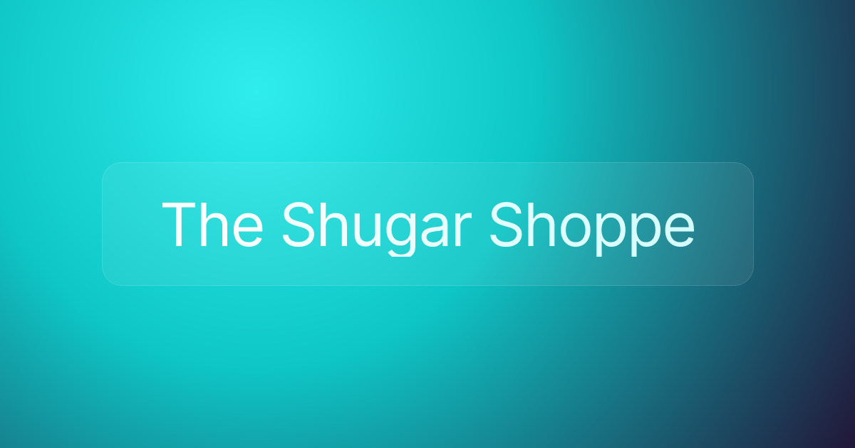 The Shugar Shoppe