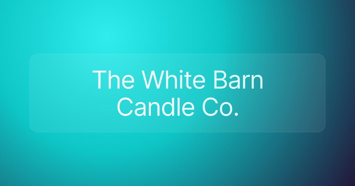 The White Barn Candle Co.