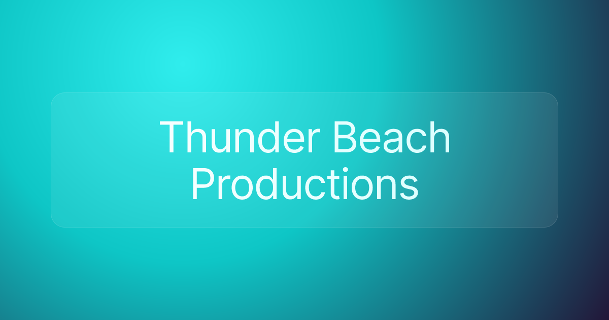 Thunder Beach Productions