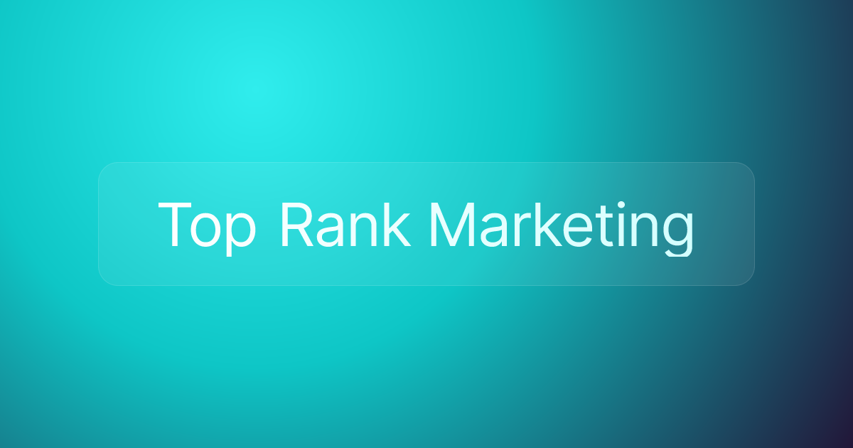 Top Rank Marketing