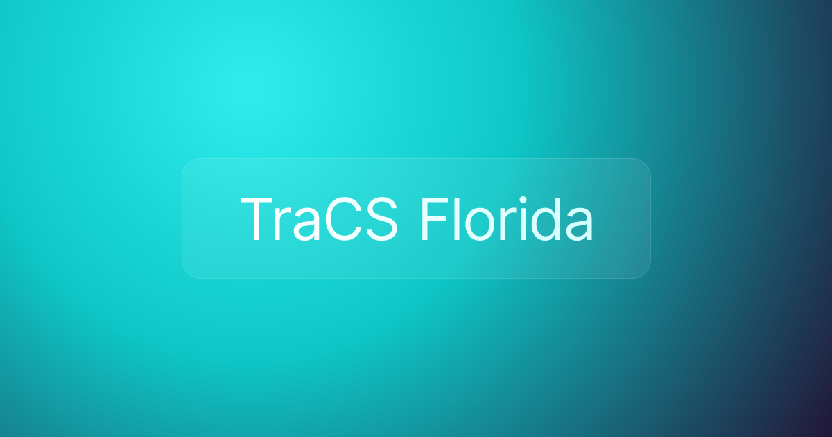 TraCS Florida