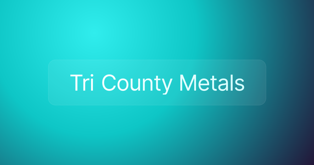 Tri County Metals