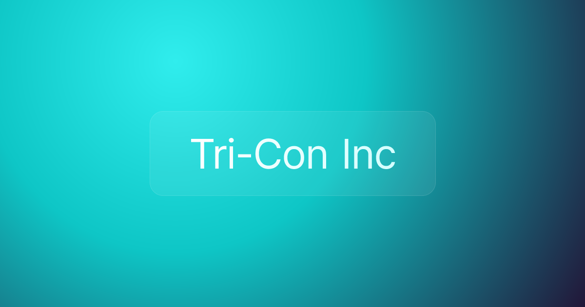 Tri-Con Inc