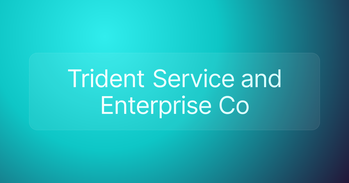 Trident Service and Enterprise Co