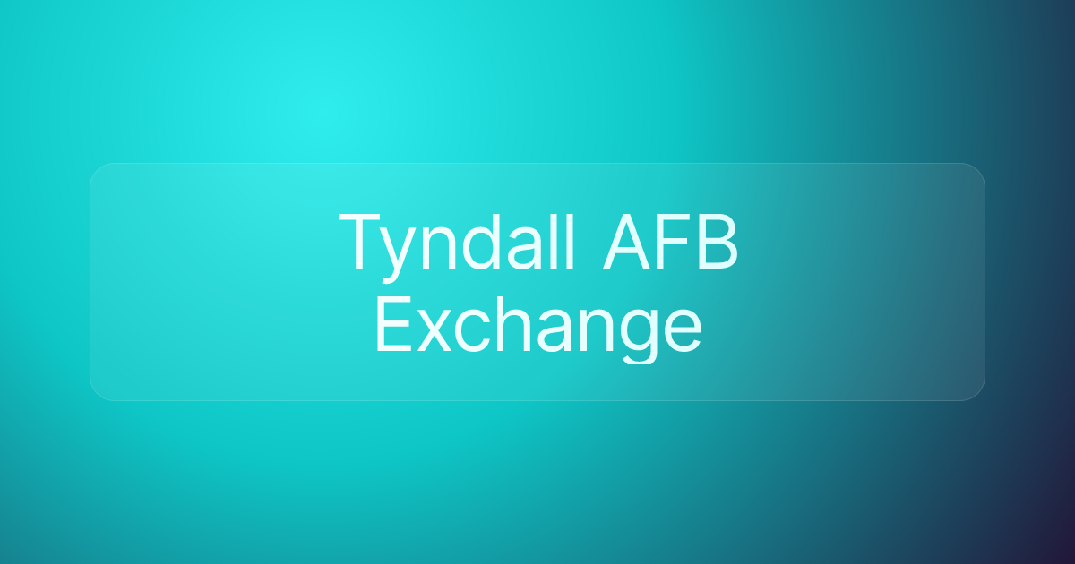 Tyndall AFB Exchange