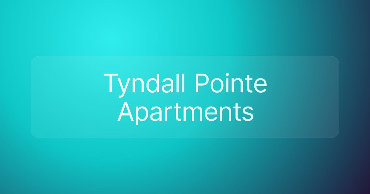 Tyndall Pointe Apartments