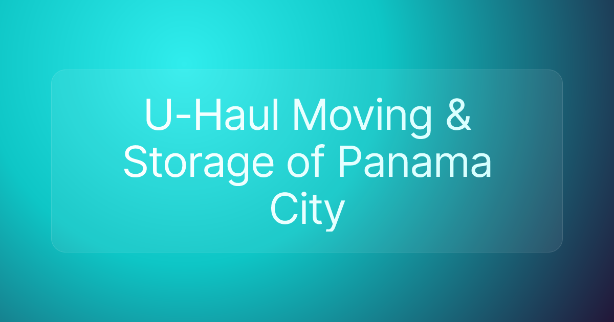 U-Haul Moving & Storage of Panama City