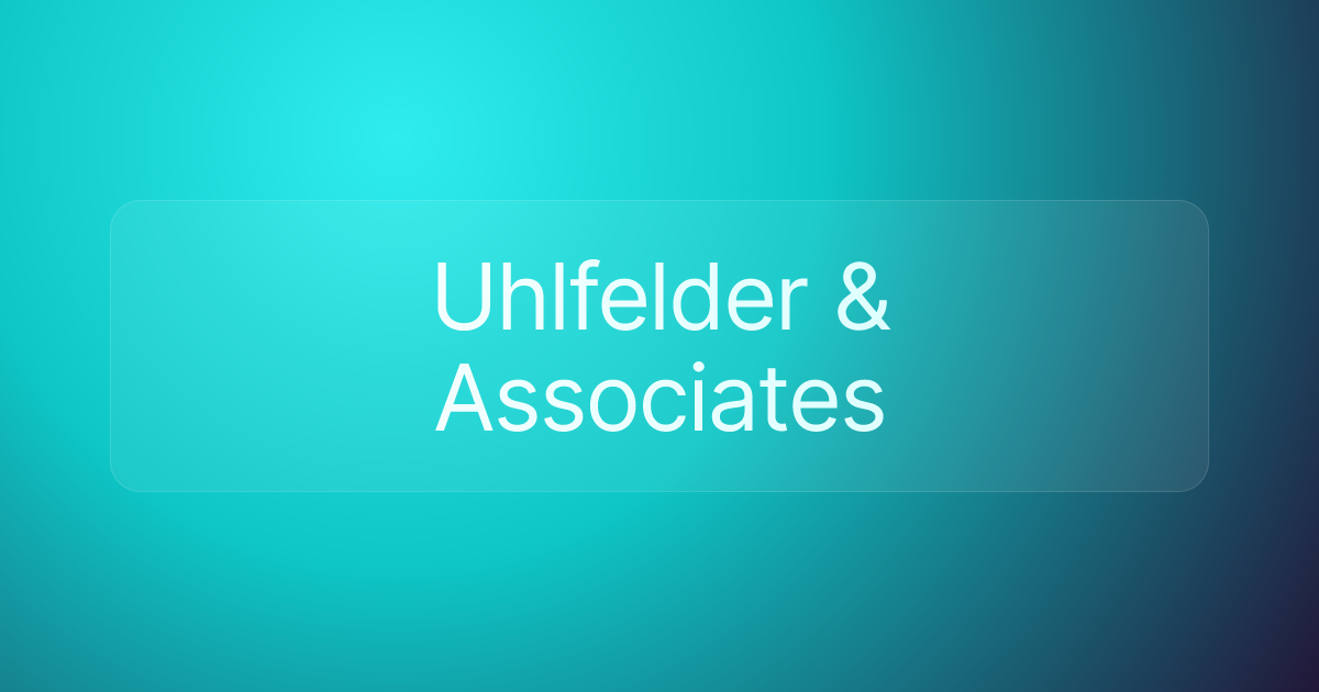 Uhlfelder & Associates