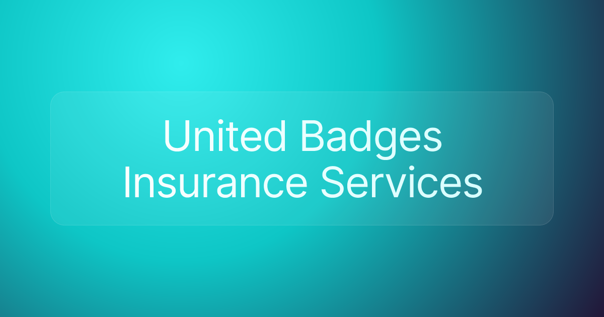 United Badges Insurance Services