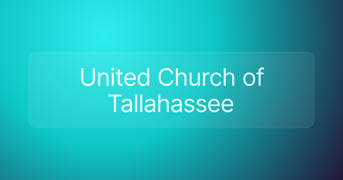 United Church of Tallahassee