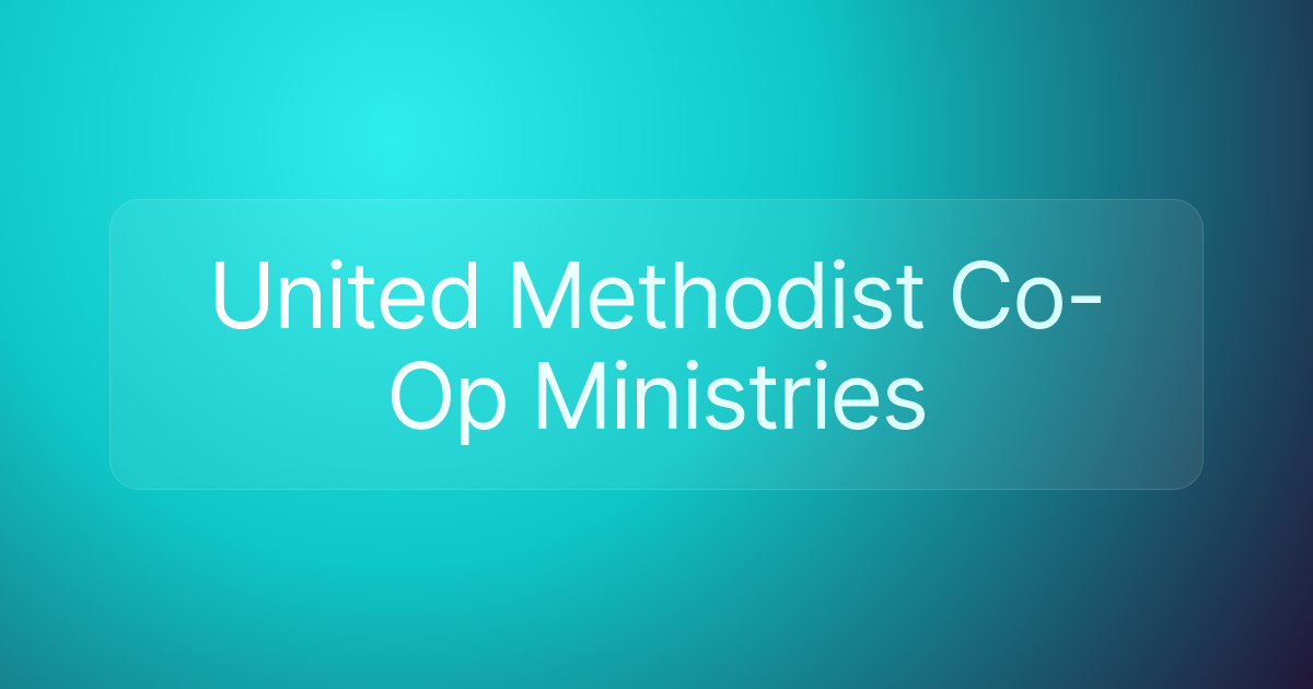 United Methodist Co-Op Ministries