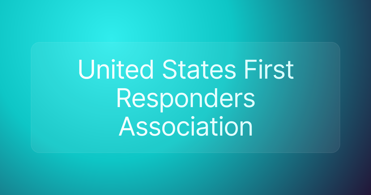 United States First Responders Association
