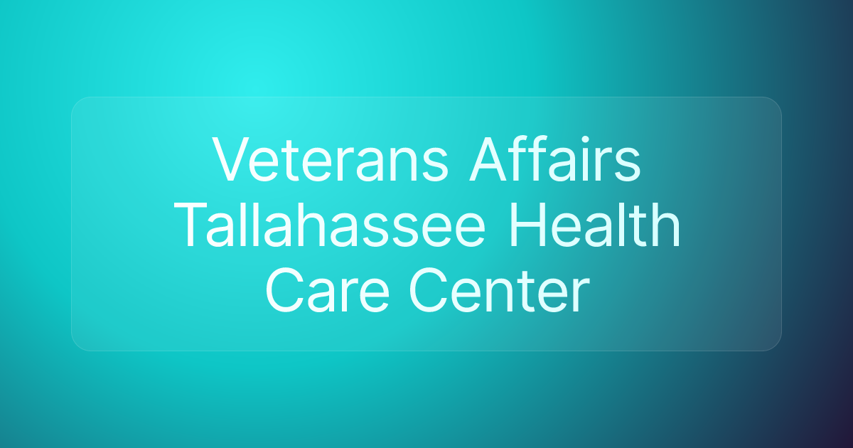 Veterans Affairs Tallahassee Health Care Center