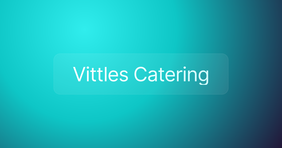 Vittles Catering