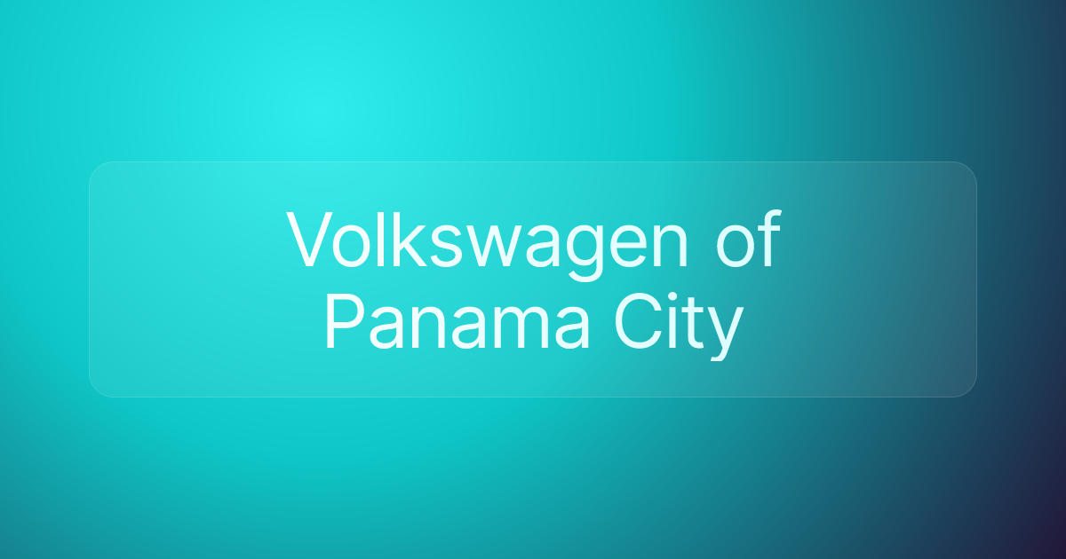 Volkswagen of Panama City