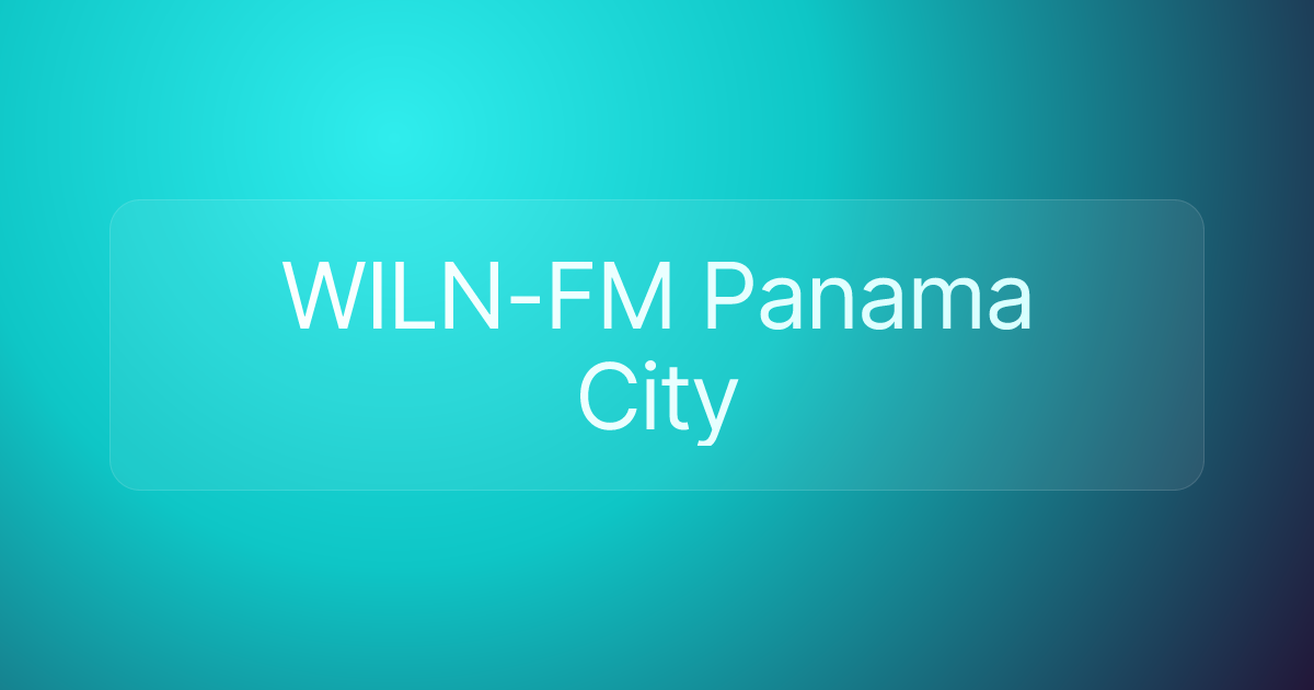 WILN-FM Panama City