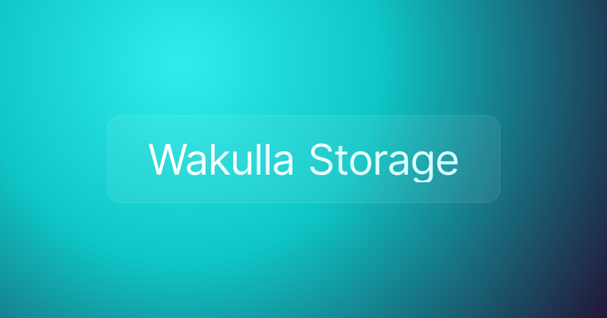 Wakulla Storage