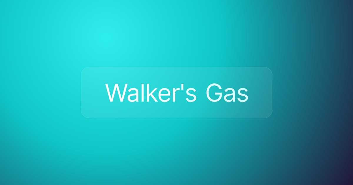 Walker's Gas