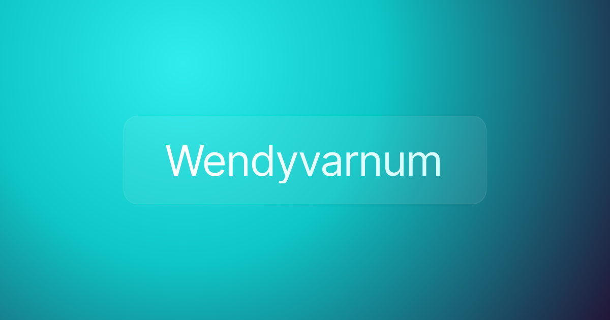Wendyvarnum