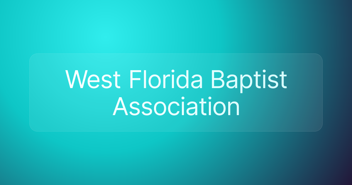 West Florida Baptist Association