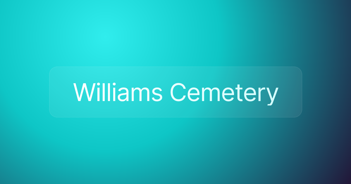 Williams Cemetery