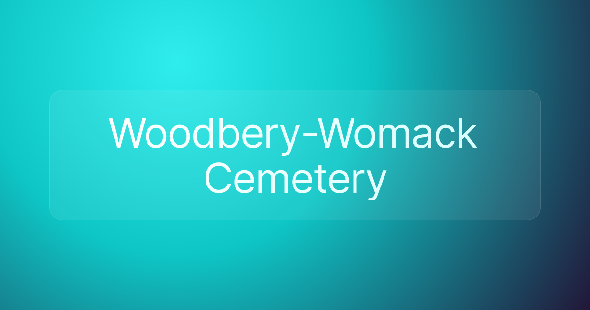 Woodbery-Womack Cemetery