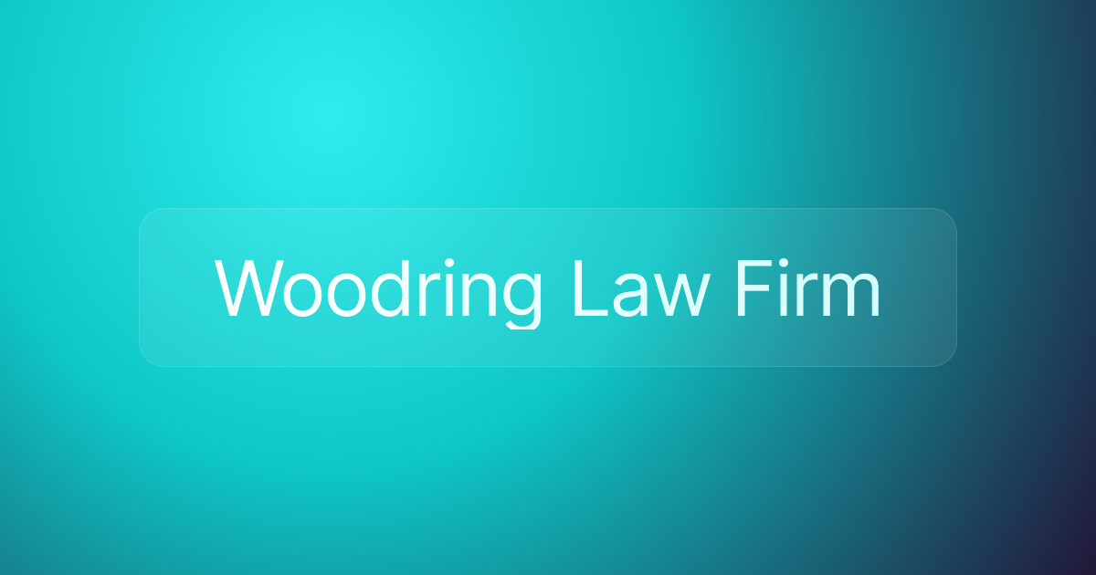Woodring Law Firm